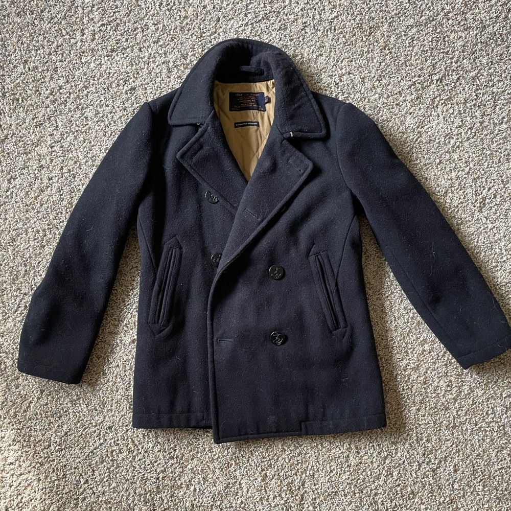 J. Crew Mens Peacoat Small